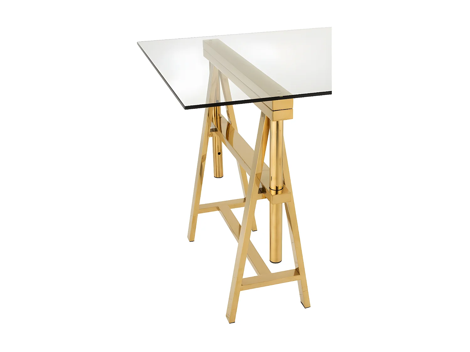 Bureau Design "Ajustable" 150cm Transparent