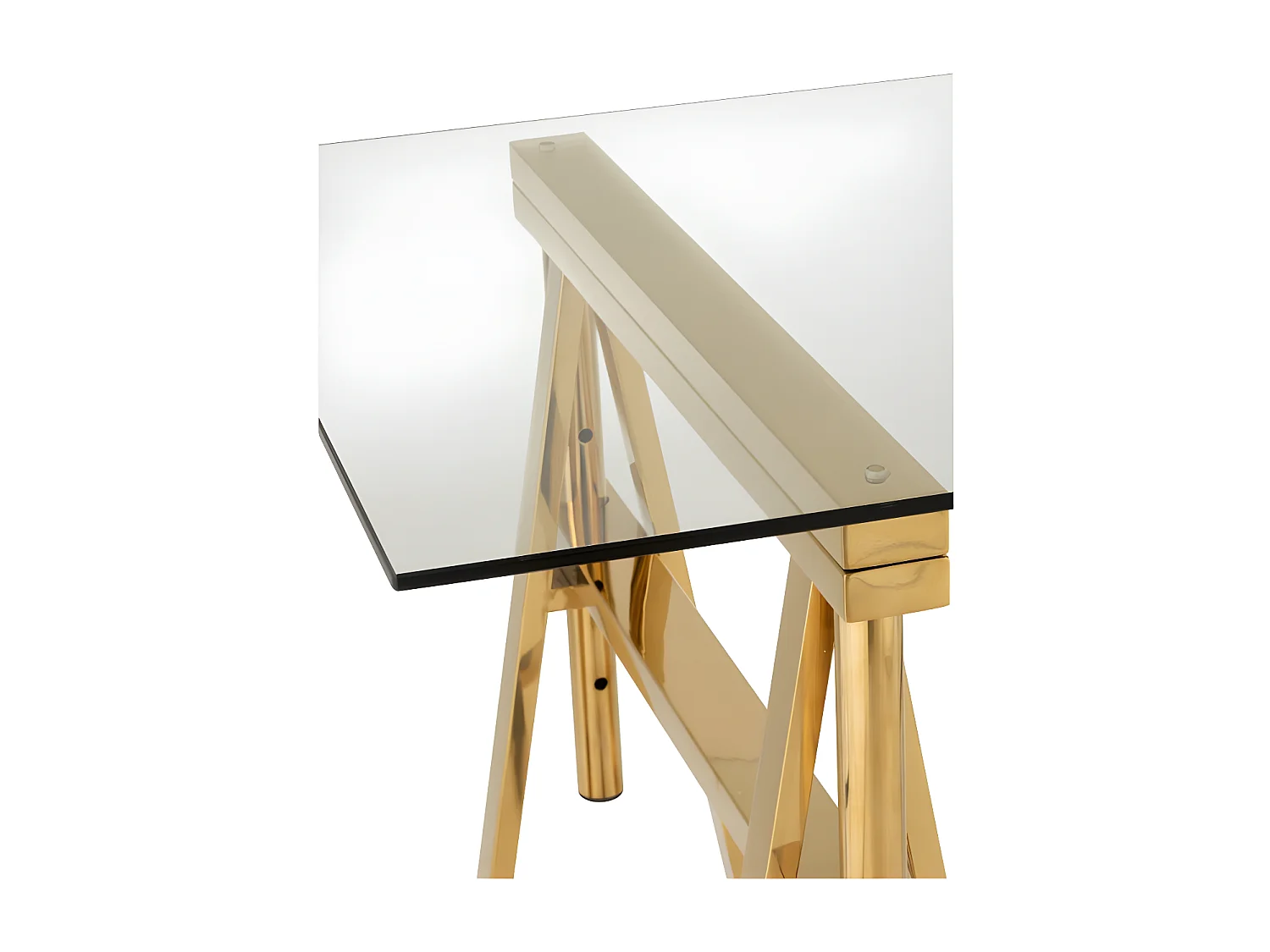 Bureau Design "Ajustable" 150cm Transparent