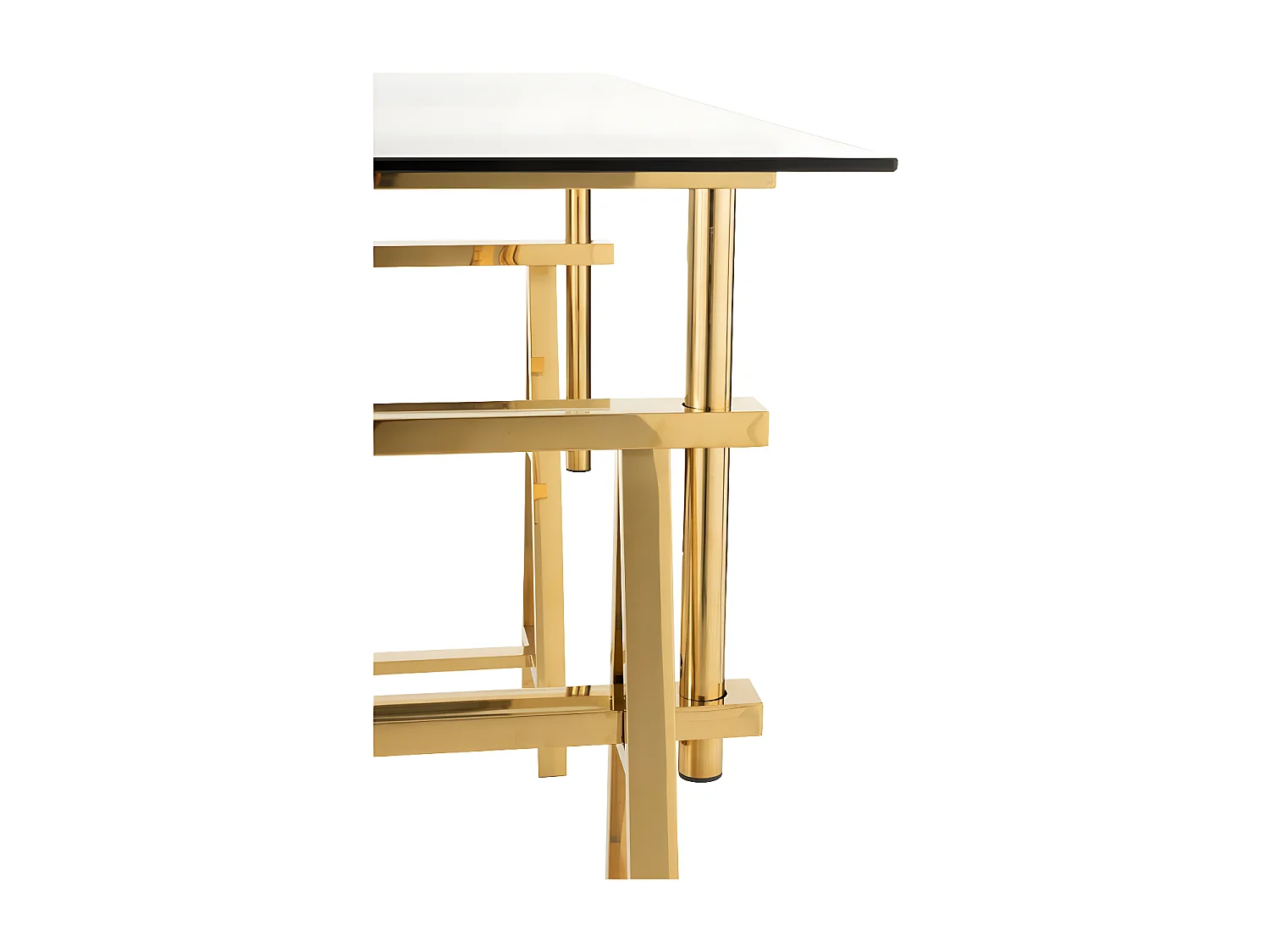 Bureau Design "Ajustable" 150cm Transparent