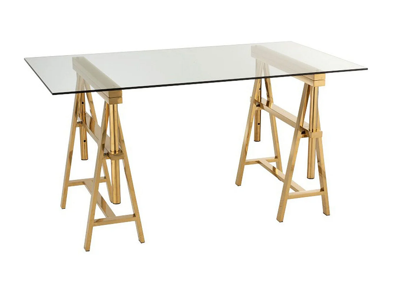 Bureau Design "Ajustable" 150cm Transparent