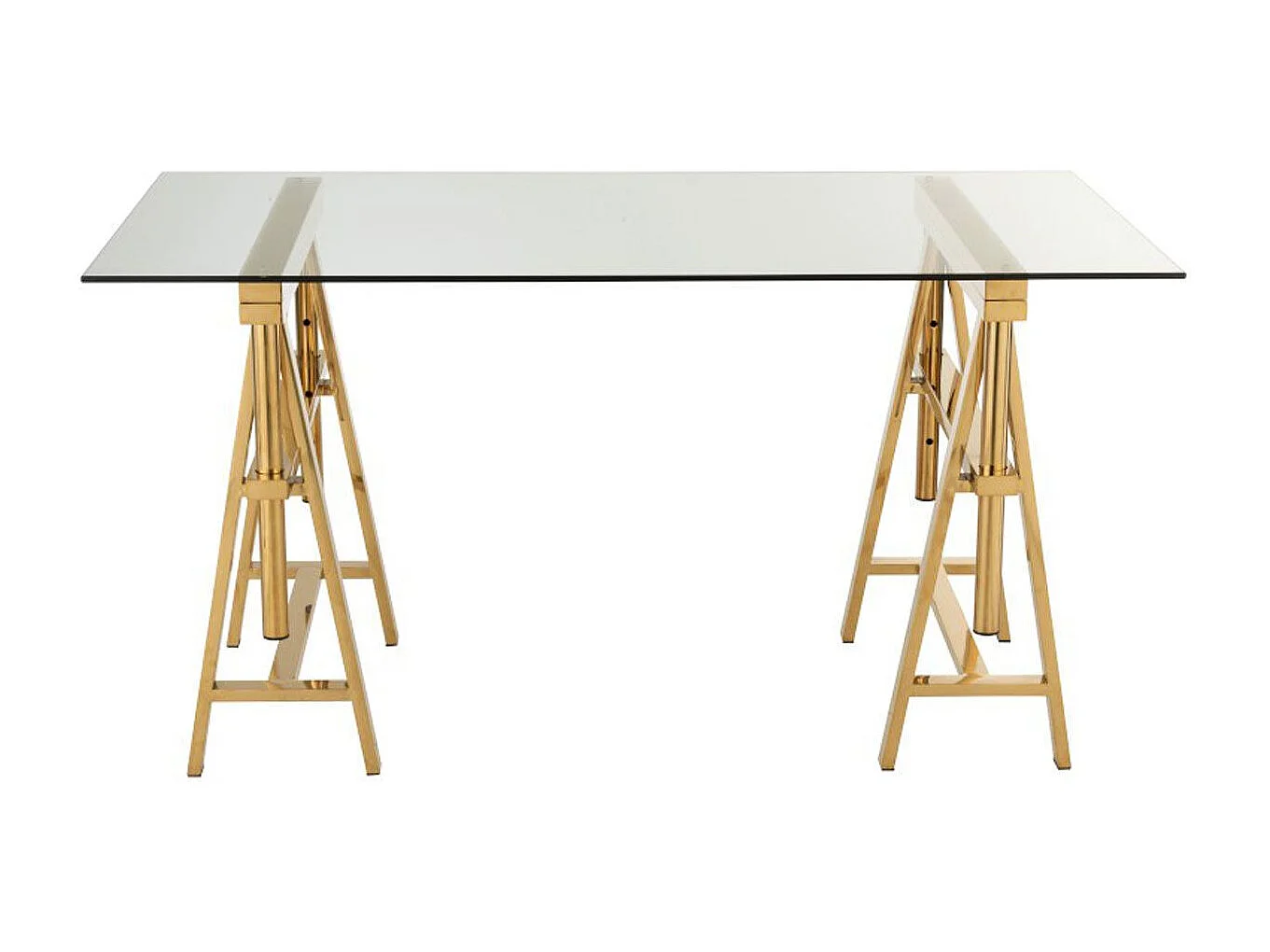 Bureau Design "Ajustable" 150cm Transparent