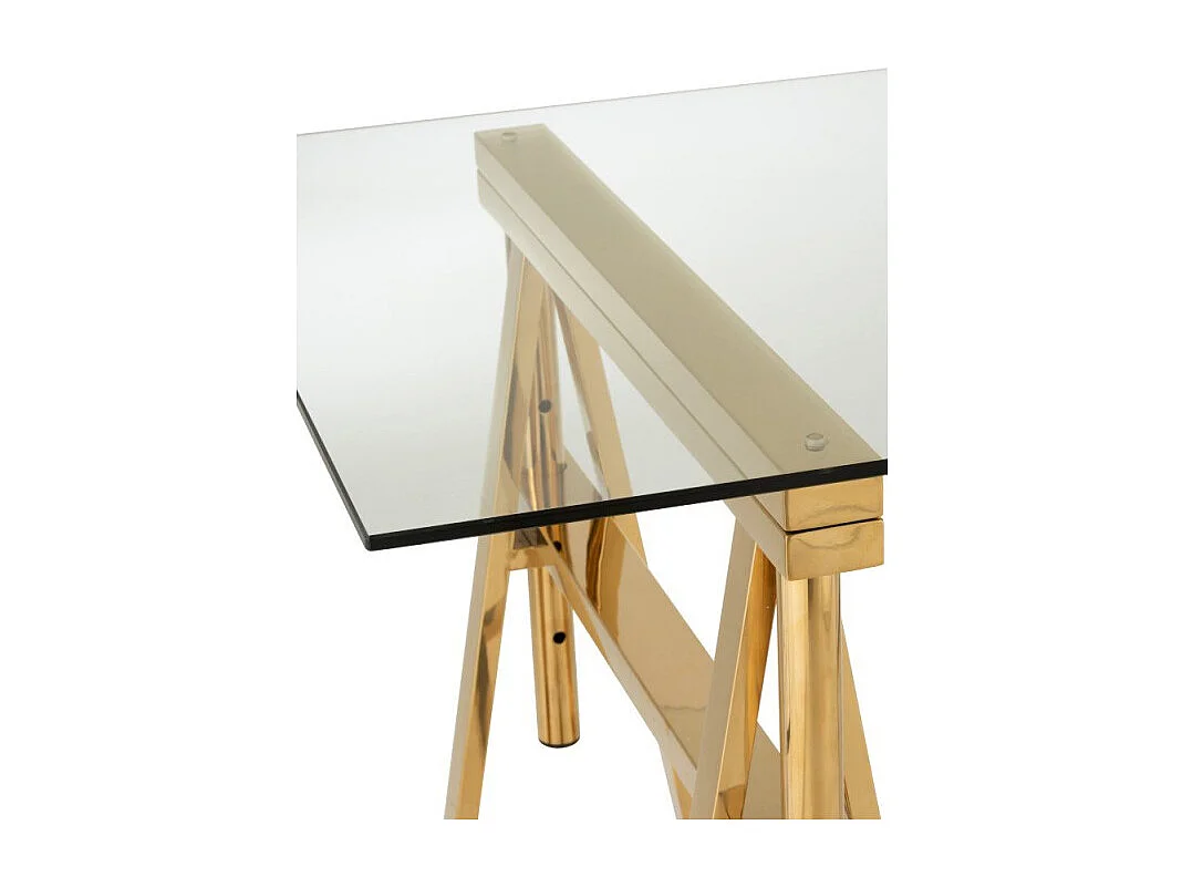 Bureau Design "Ajustable" 150cm Transparent