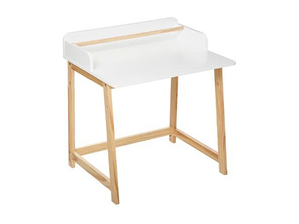 Bureau Enfant "Dérouleur" 62cm Blanc