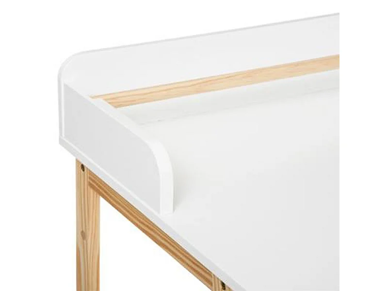 Bureau Enfant "Dérouleur" 62cm Blanc