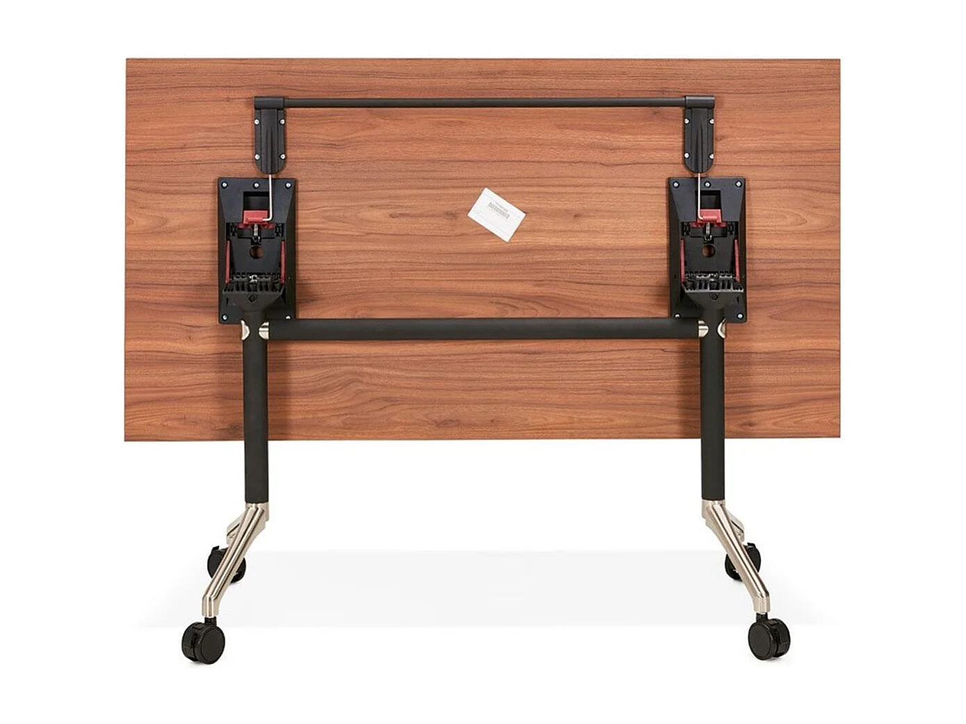 Bureau Pliable à Roulettes "Lexon" 140cm Noyer