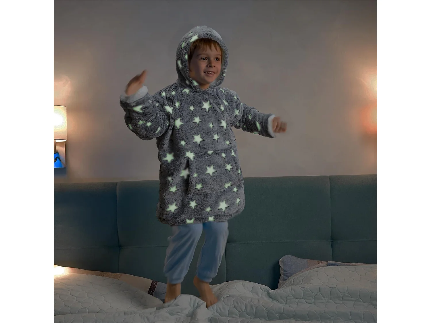 Sweat A Capuche Enfant Phosphorescent M8