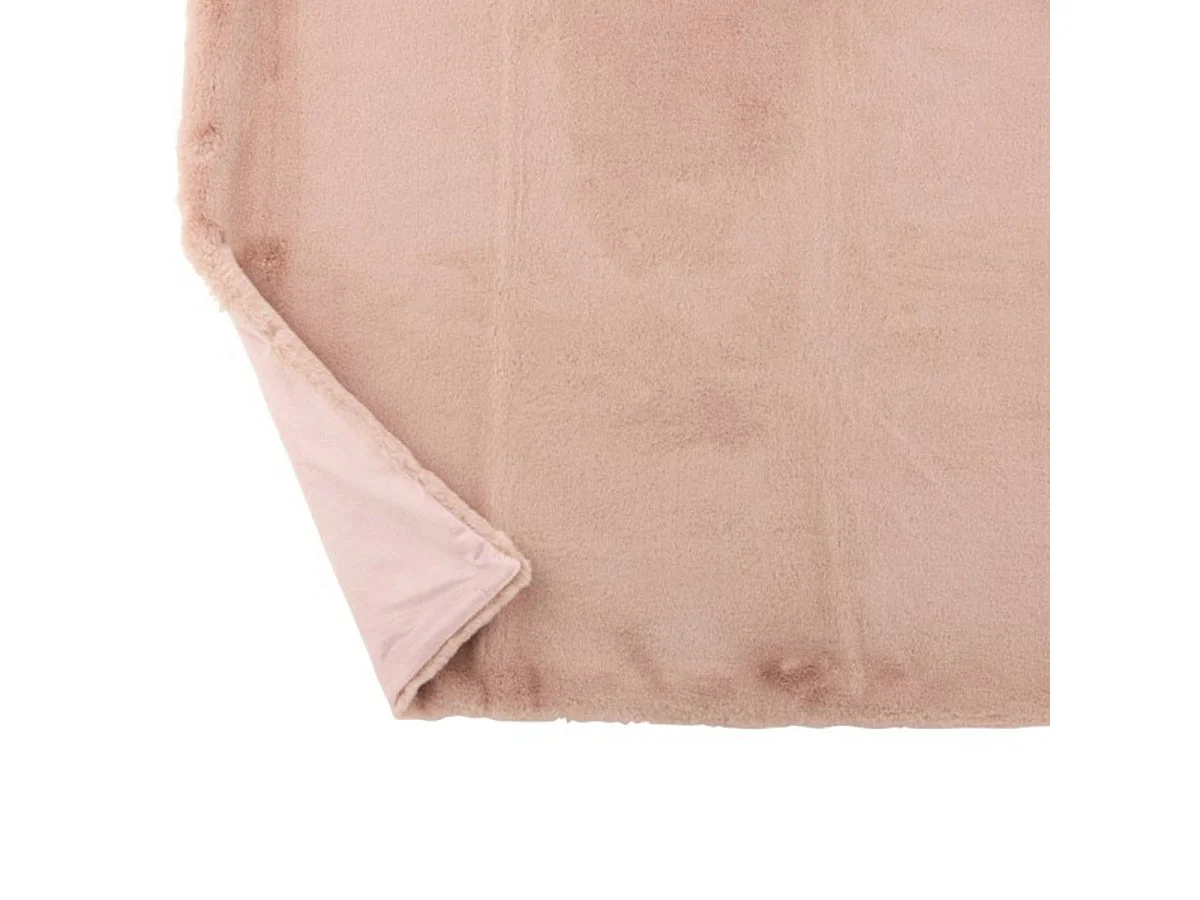 Coperta in poliestere rosa chiaro 180x130 cm