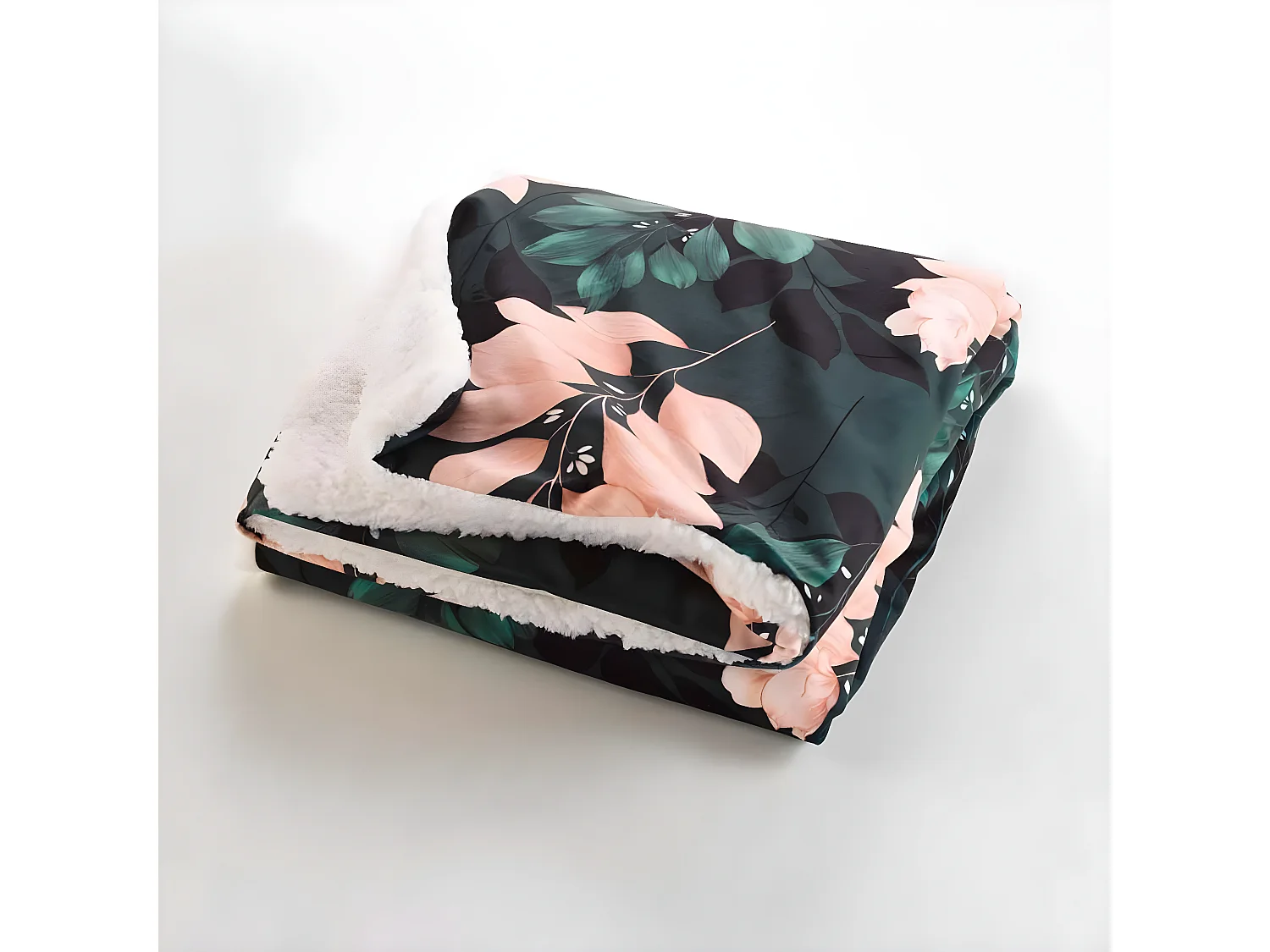 Plaid Velours "Belline" 125x150cm Émeraude