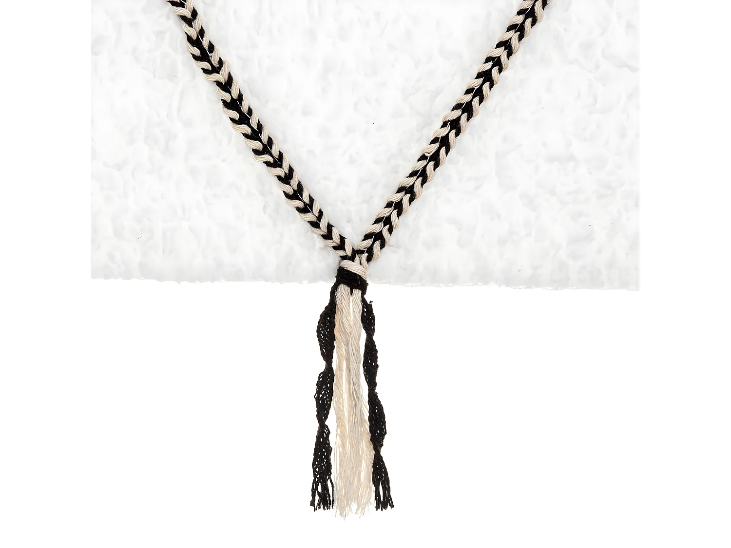 Plaid Imprimé "Safari" 130x180cm Blanc