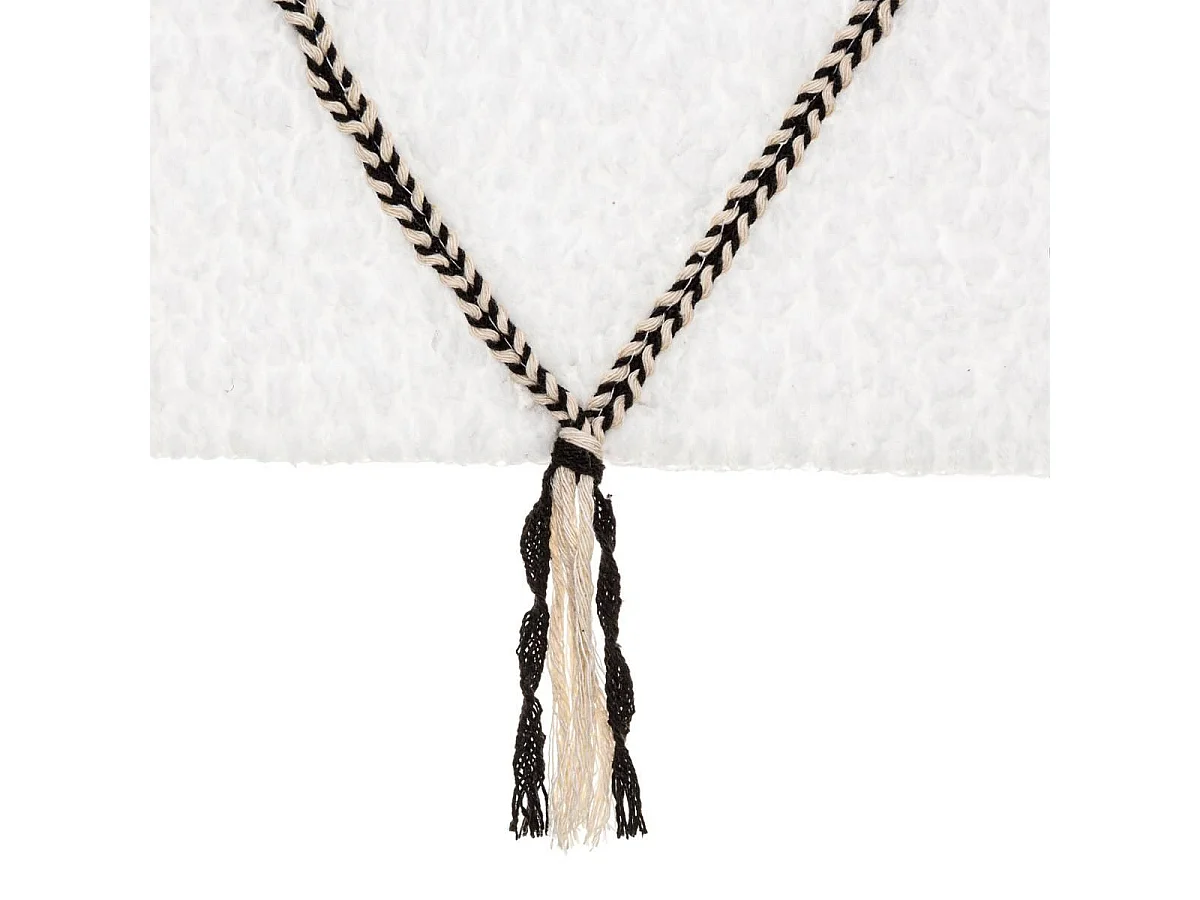 Plaid Imprimé "Safari" 130x180cm Blanc