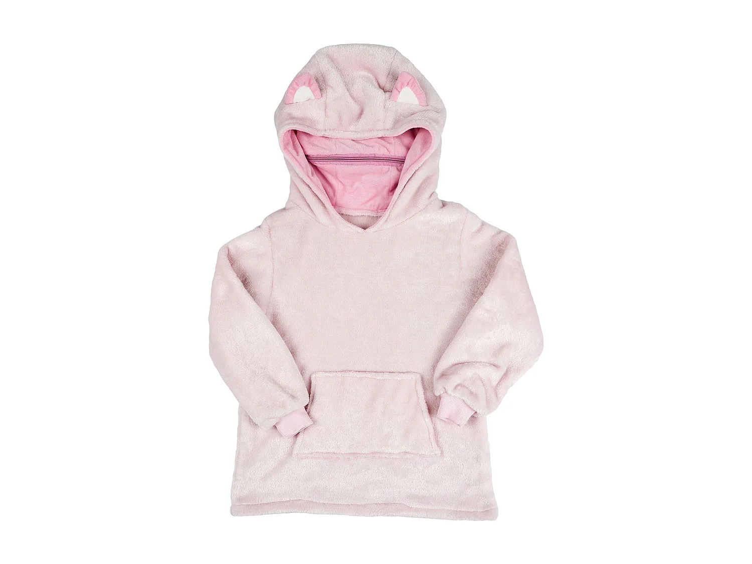 Sweat A Capuche Enfant Chat Rose M8