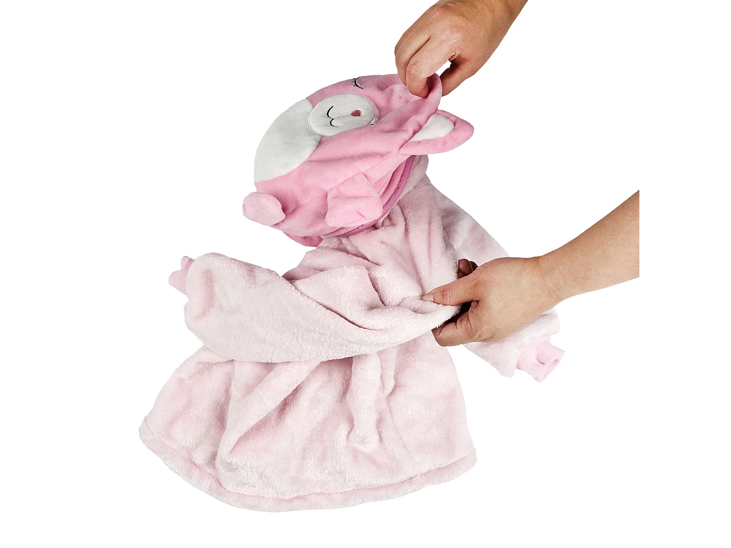 Sweat A Capuche Enfant Chat Rose M8