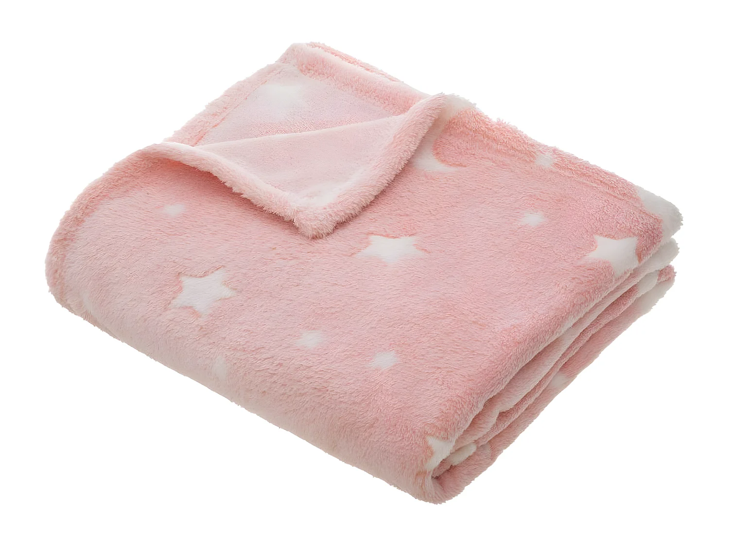 Plaid Phosphorescent Enfant "Reka" 125x150cm Rose