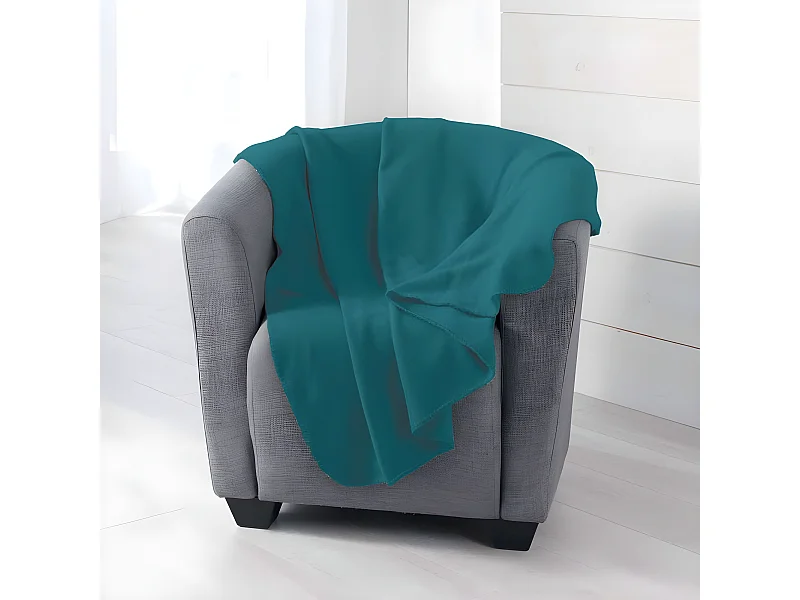 Plaid Polaire "Milou" 125x150cm Bleu