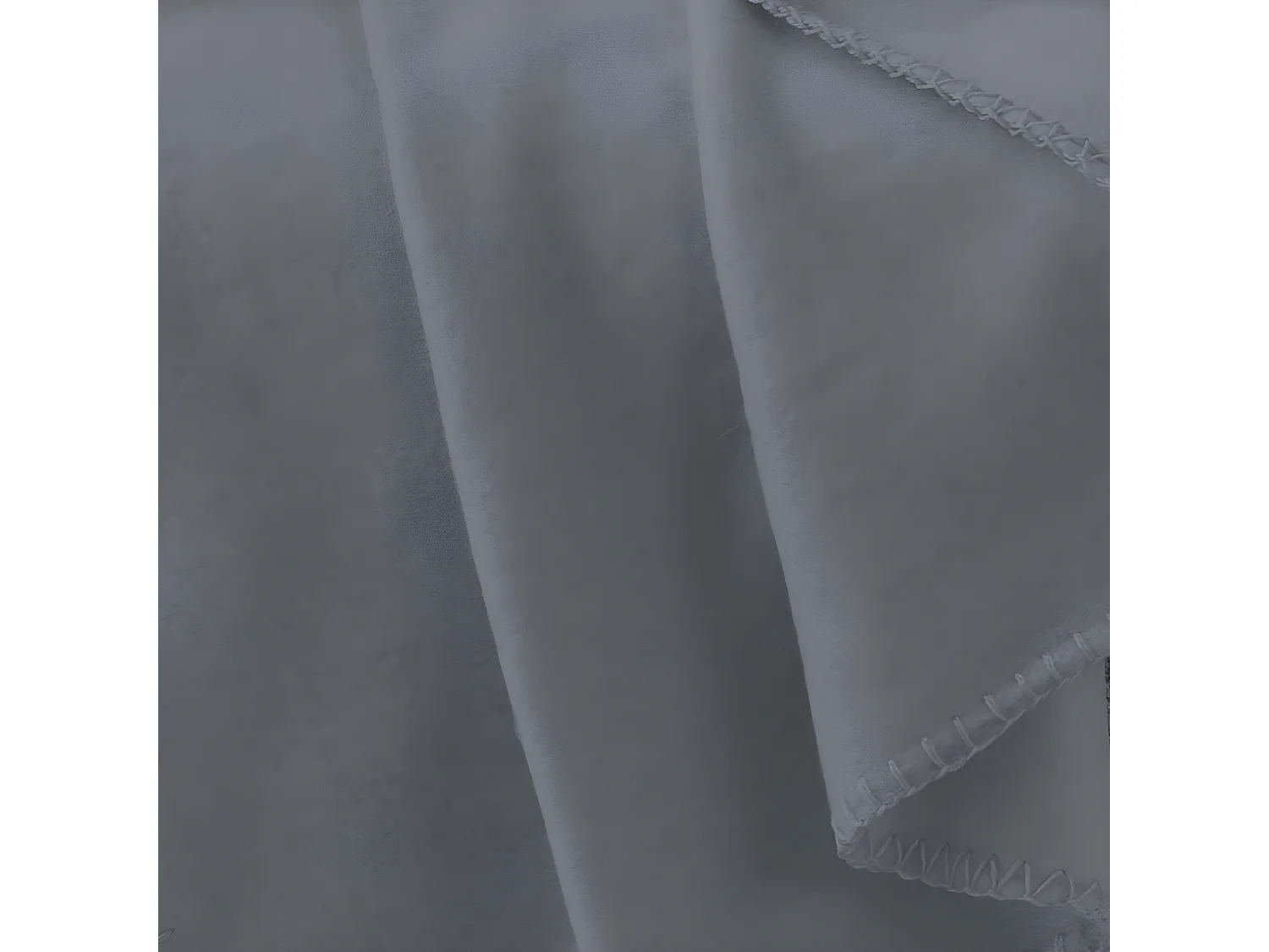 Plaid Polaire "Milou" 125x150cm Anthracite