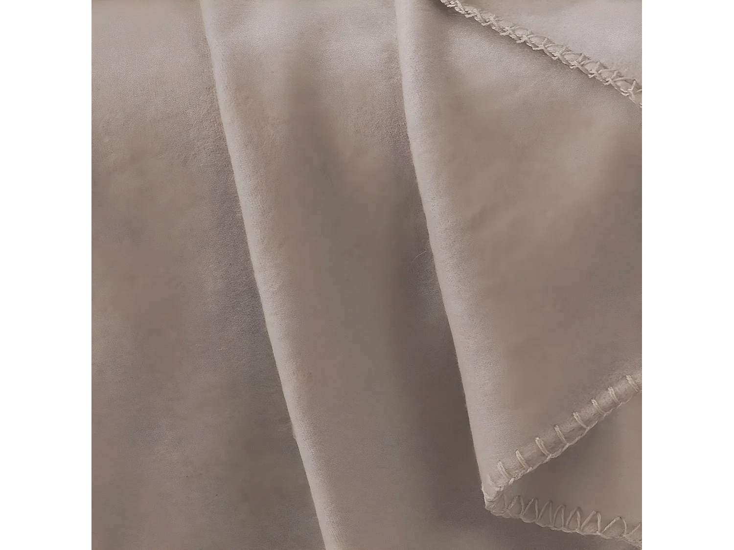 Plaid Polaire "Milou" 125x150cm Taupe