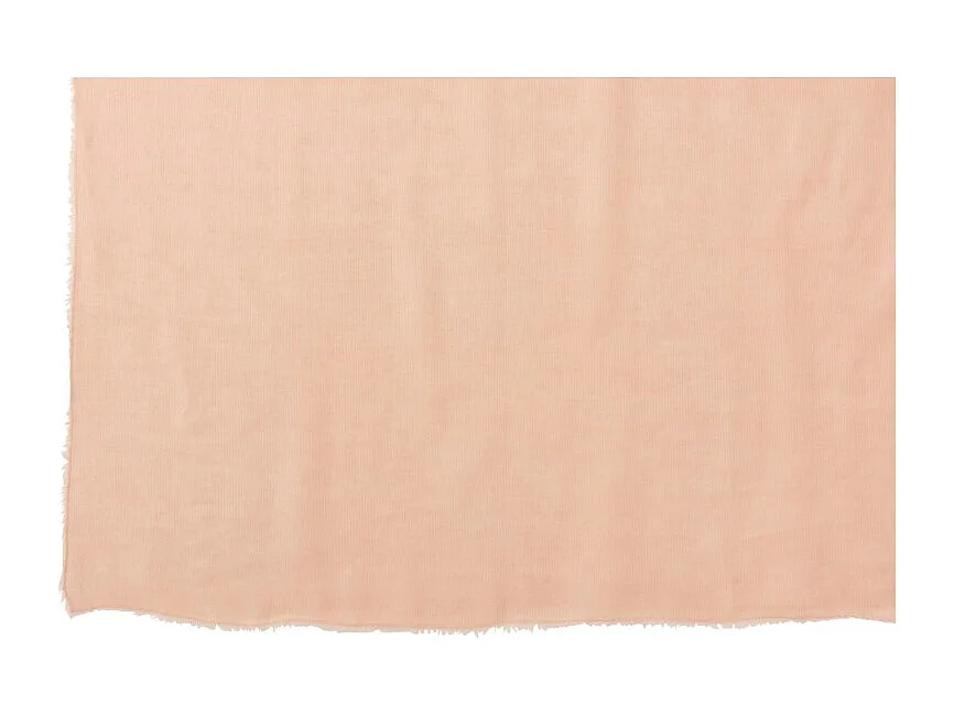 Plaid Déco Uni "Bord Court" 150x200cm Rose