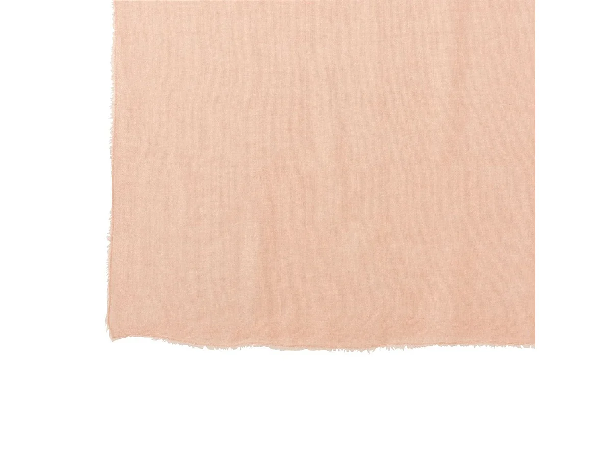 Plaid Déco Uni "Bord Court" 150x200cm Rose