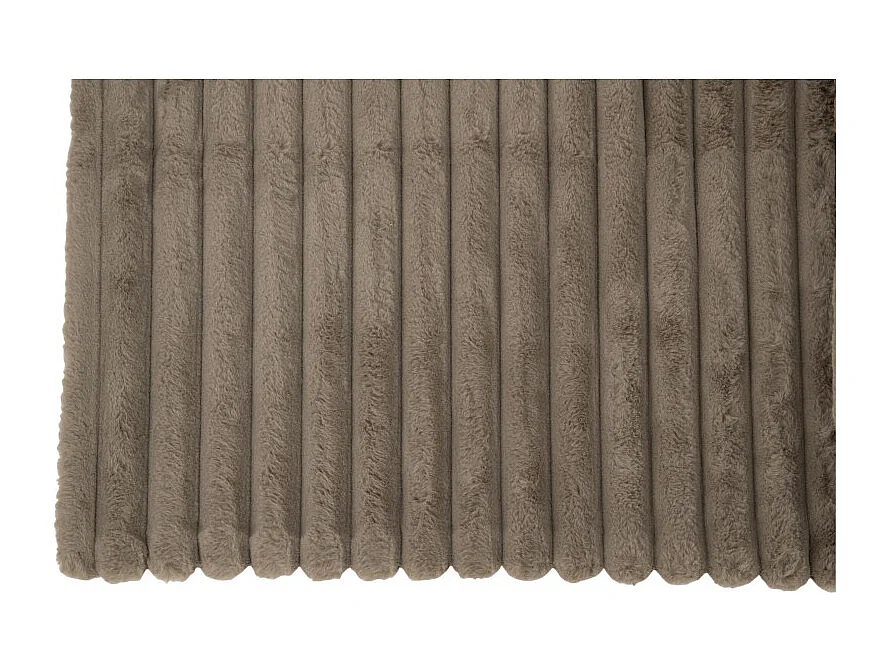 Plaid de poliéster gris de 130x180cm