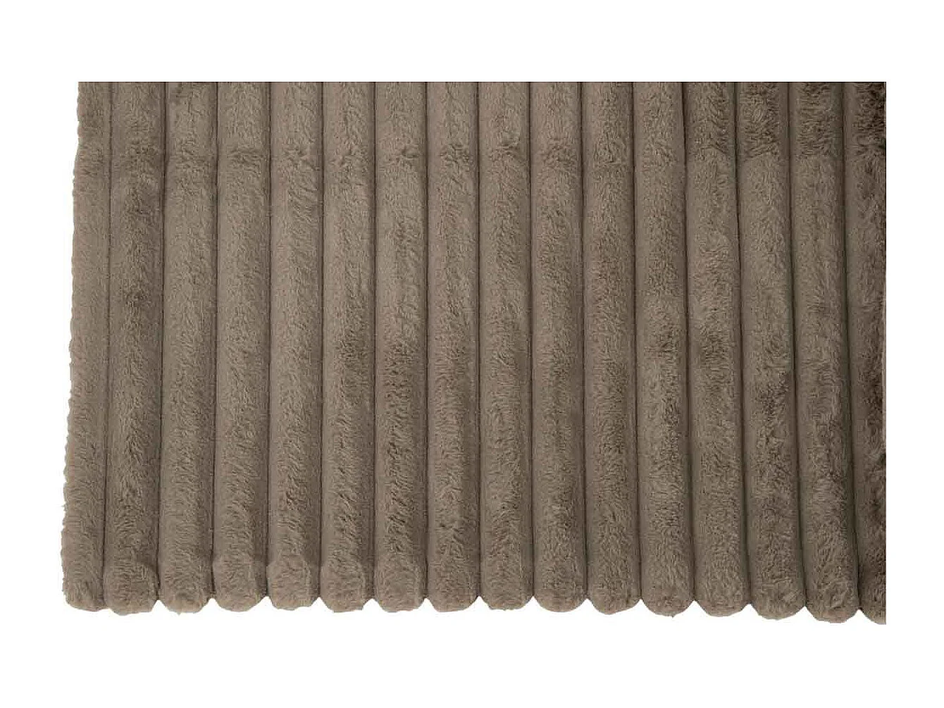 Plaid Design Uni "Corduroy" 130x180cm Gris