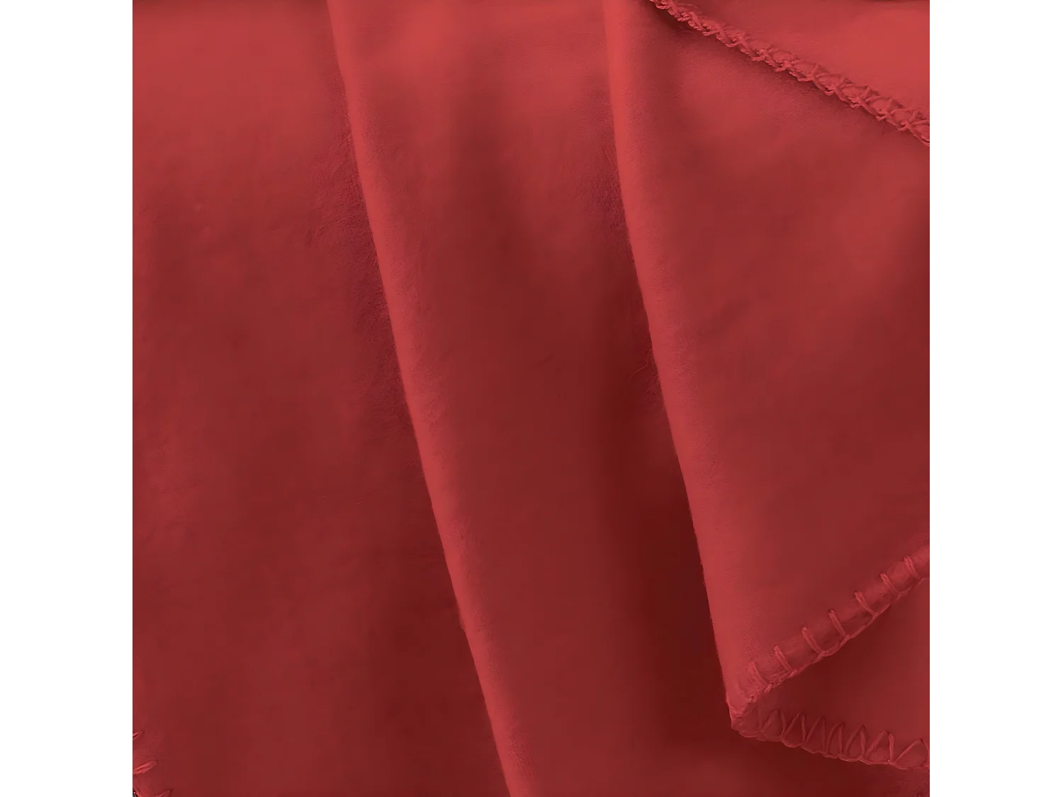 Plaid Polaire "Milou" 125x150cm Rouge