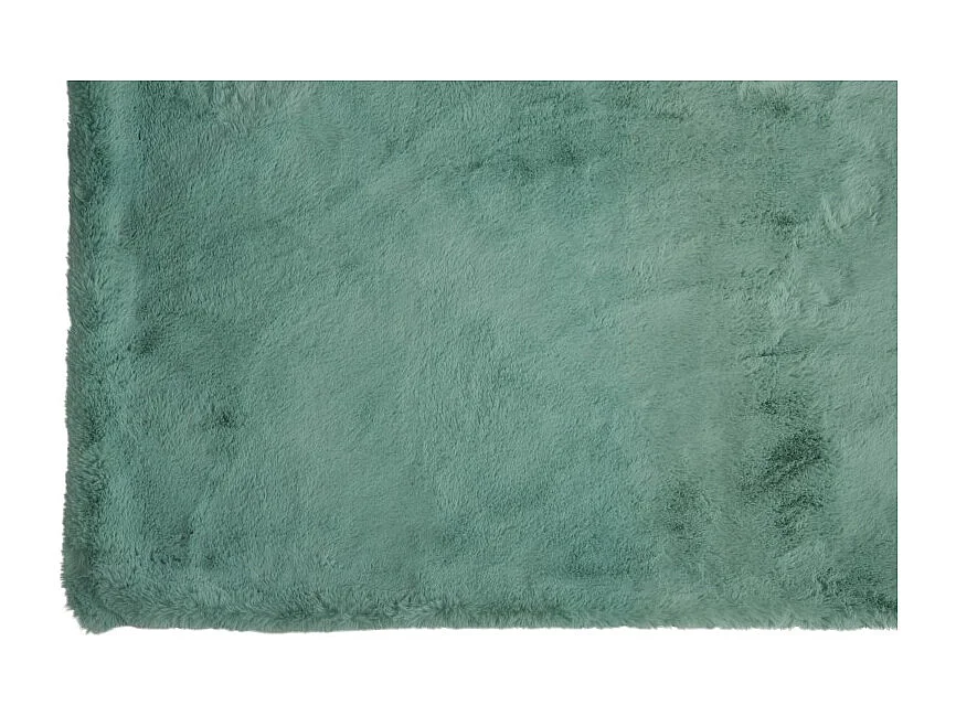 Plaid Imitation Fourrure "Cutie" 130x180cm Menthe