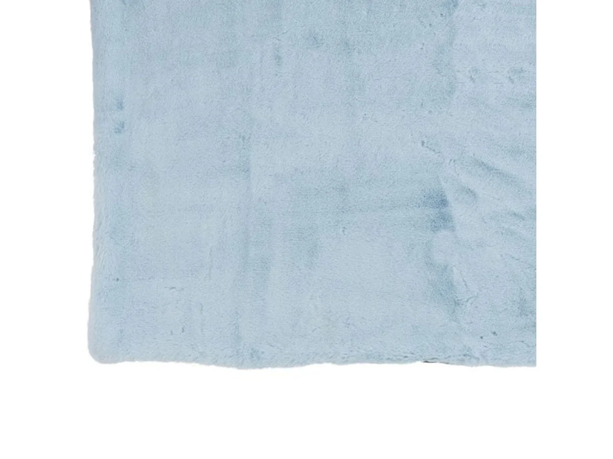 Plaid Imitation Fourrure "Cutie" 130x180cm Bleu