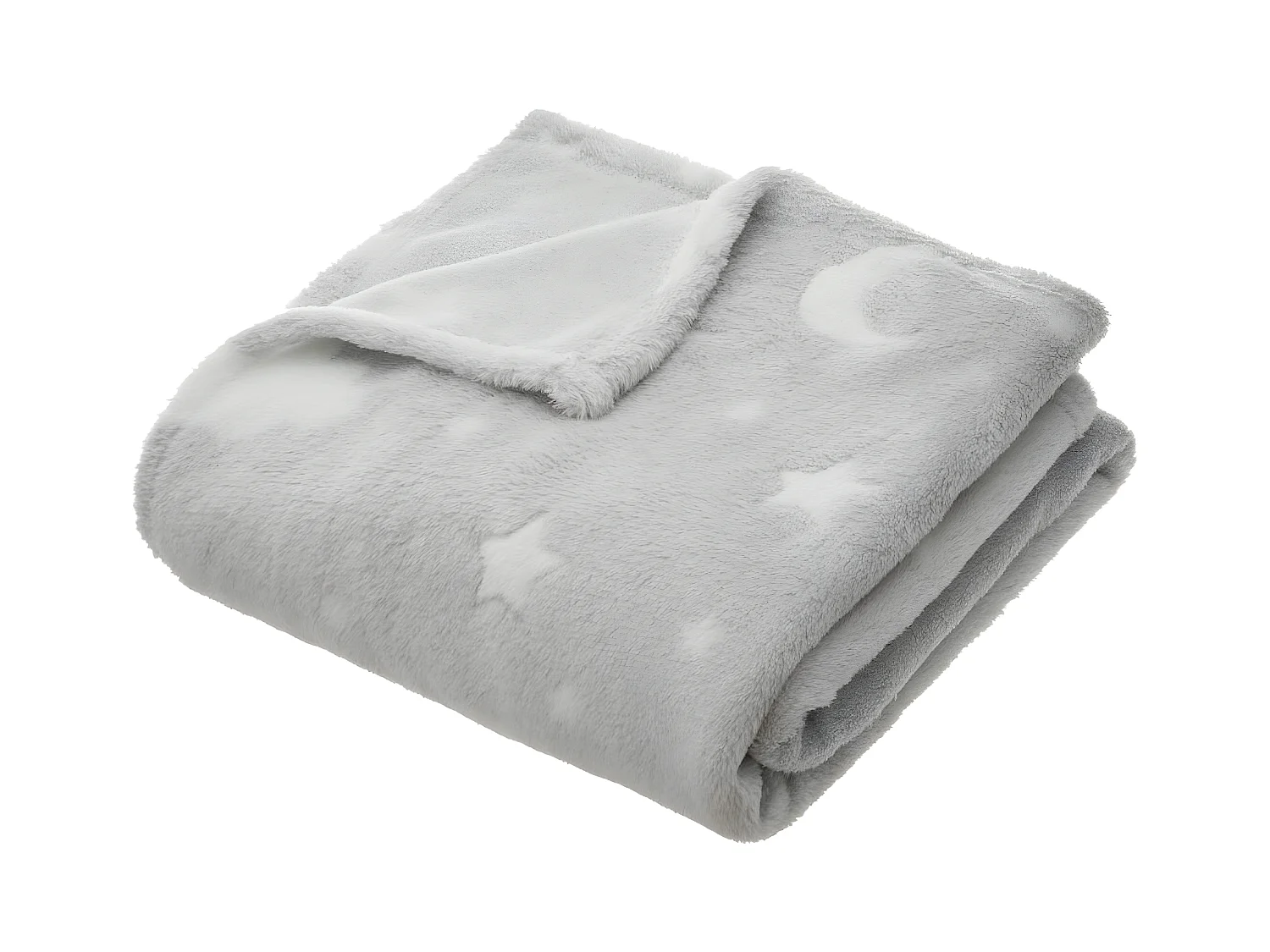 Plaid Phosphorescent Enfant "Reka" 125x150cm Gris