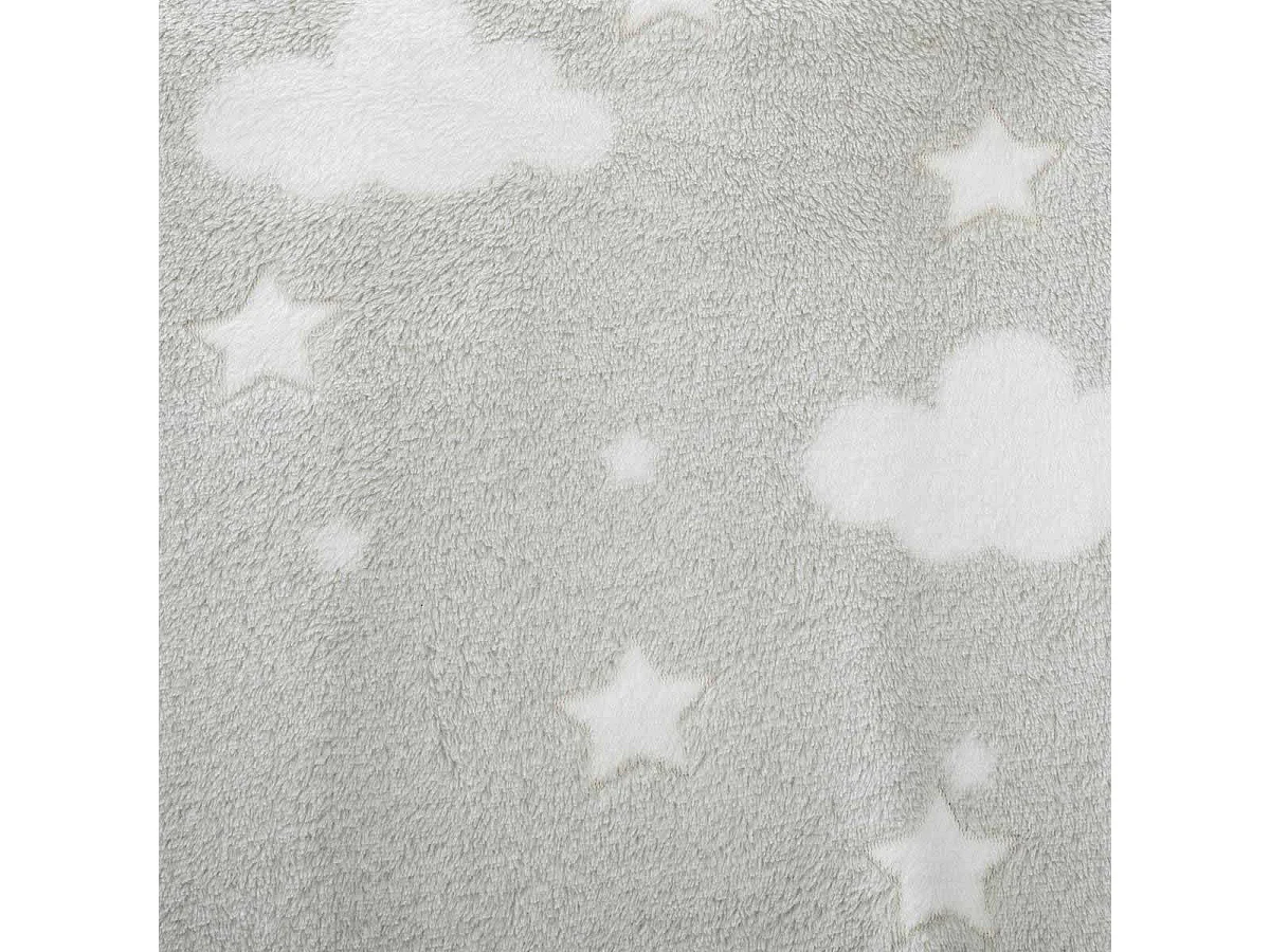 Plaid Phosphorescent Enfant "Reka" 125x150cm Gri