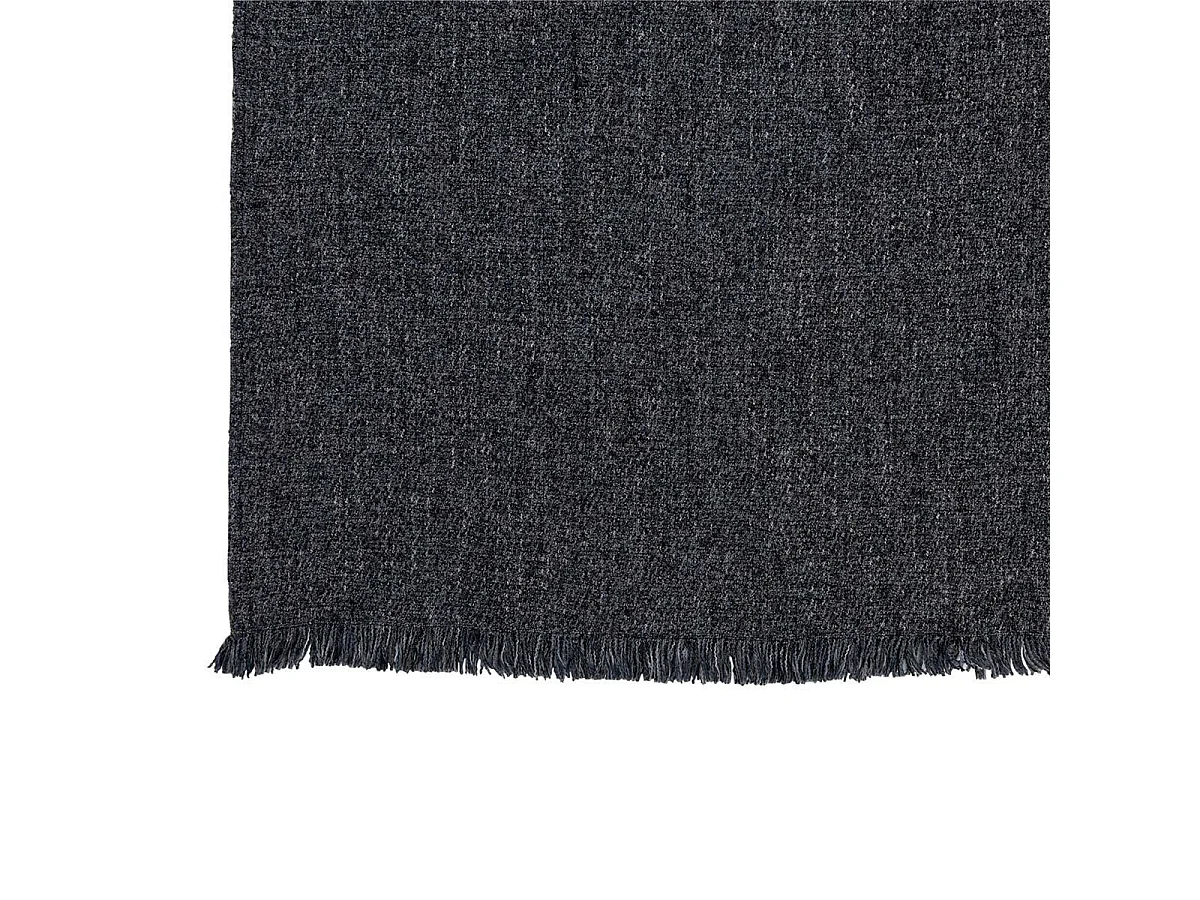 Plaid Déco en Coton "Edud" 130x170cm Bleu