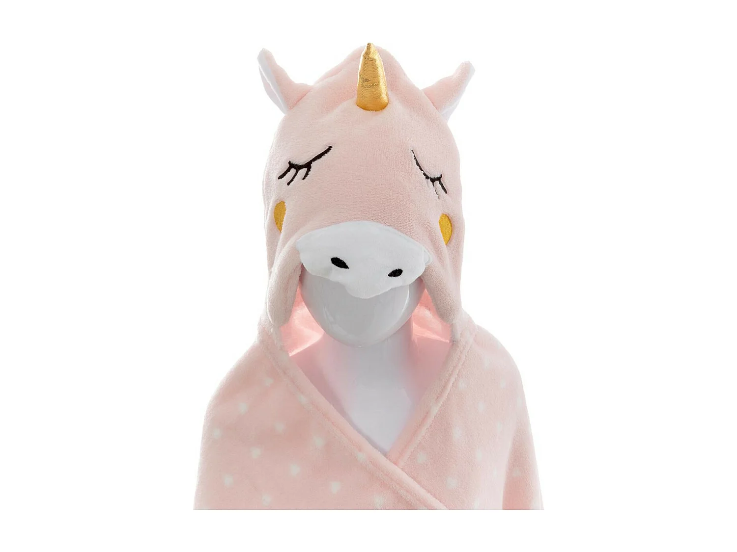 Plaid pour Enfant "Licorne" 100x140cm Rose