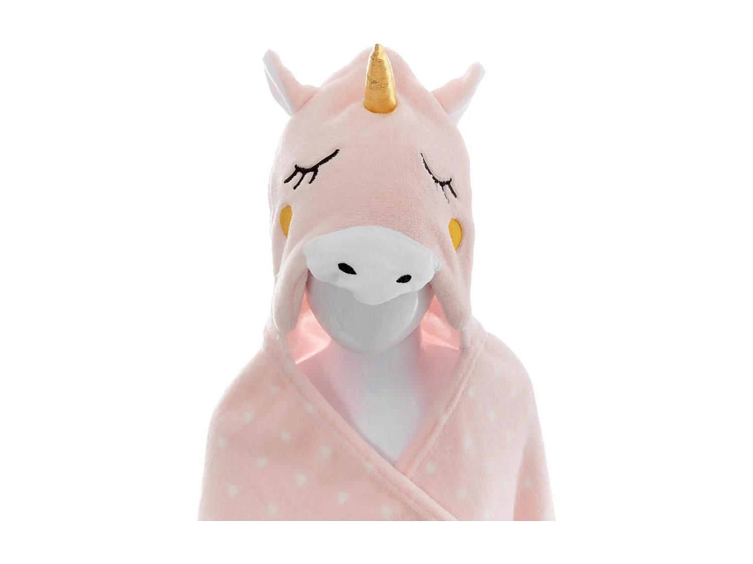 Plaid pour Enfant "Licorne" 100x140cm Rose