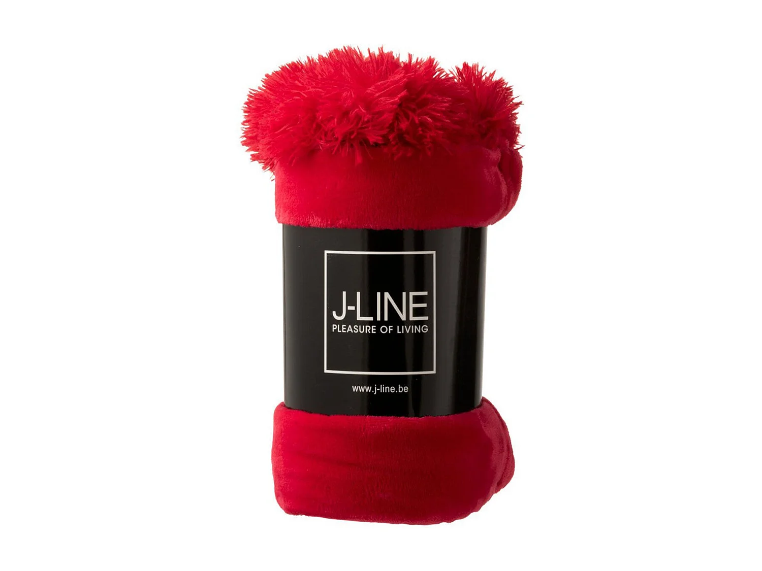 Plaid Déco à Pompons "Polyes" 130x170cm Fuschia