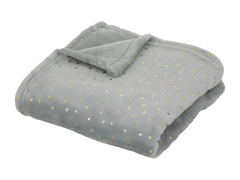 Plaid Flanelle Enfant "Berlingot" 75x100cm Bleu