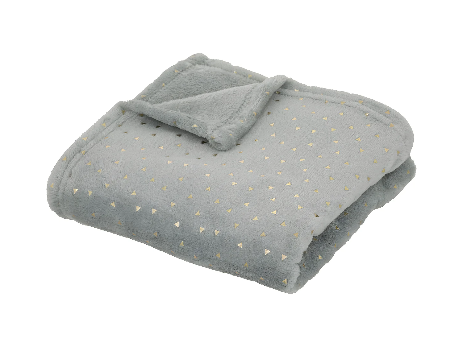 Plaid Flanelle Enfant "Berlingot" 75x100cm Bleu