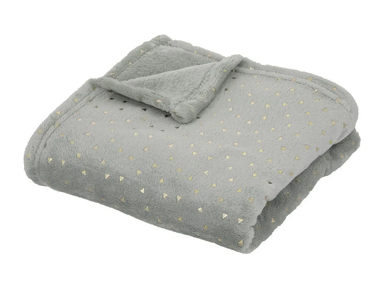 Plaid Flanelle Enfant "Berlingot" 75x100cm Bleu