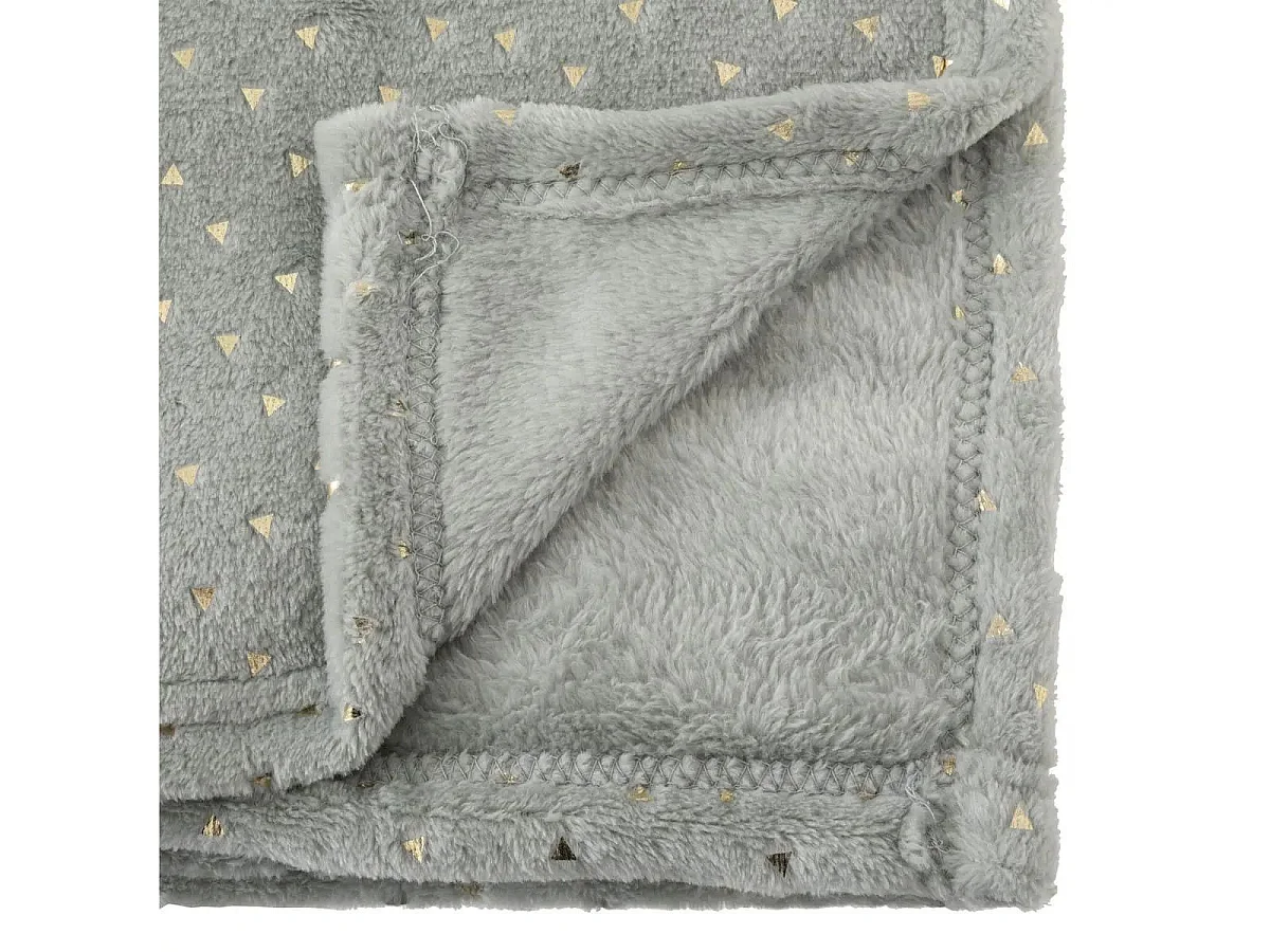 Plaid Flanelle Enfant "Berlingot" 75x100cm Bleu