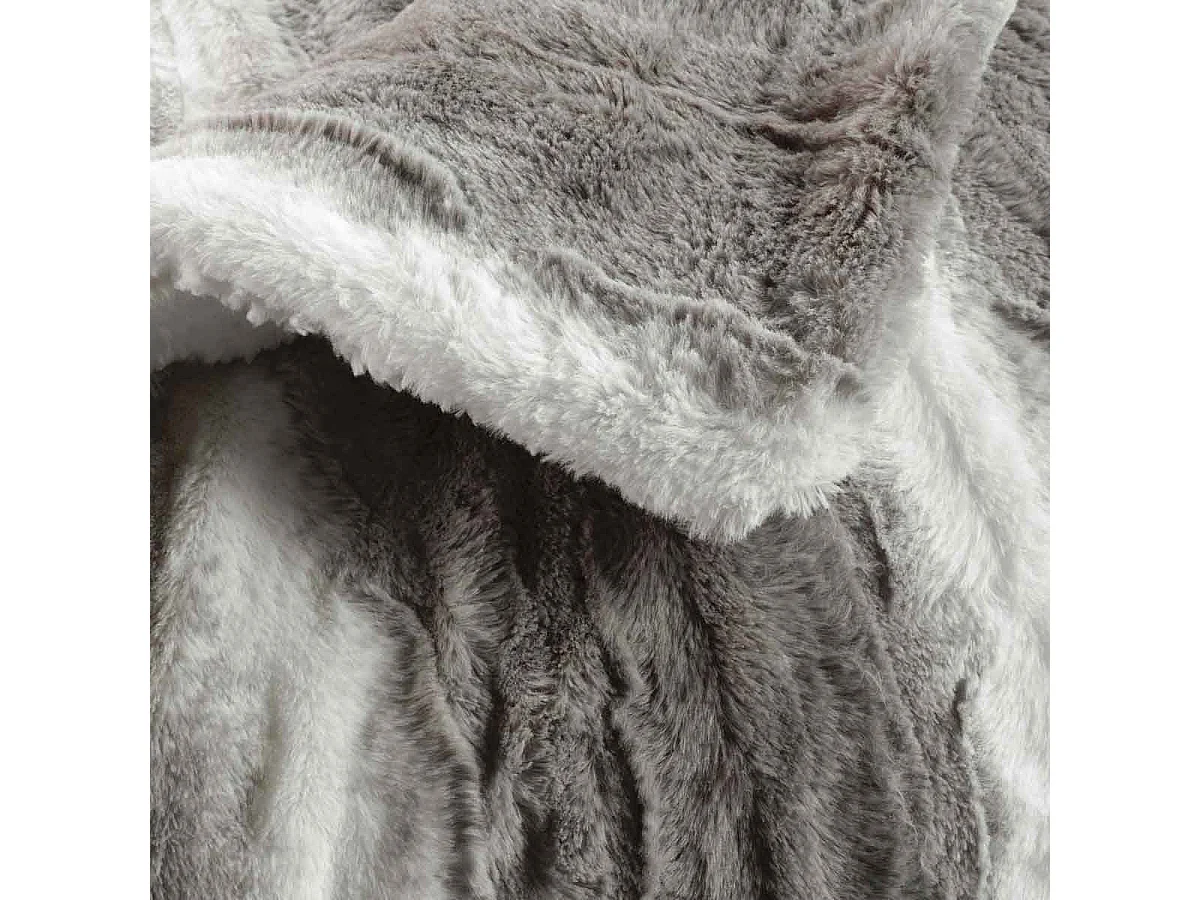 Plaid Imitation Fourrure "Sven" 125x150cm Naturel