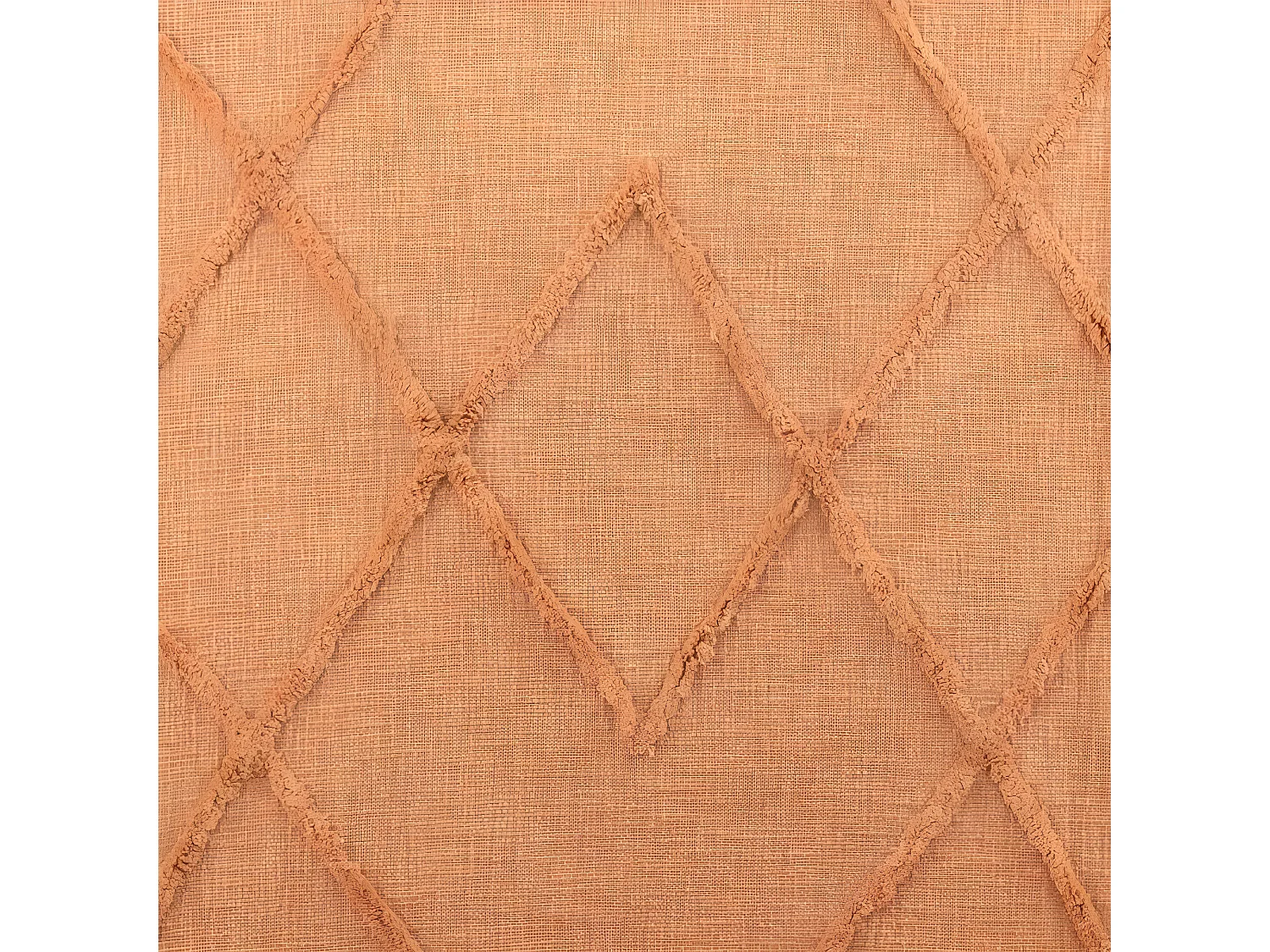 Jeté de Lit Pompons "Amalia" 56x190cm Corail