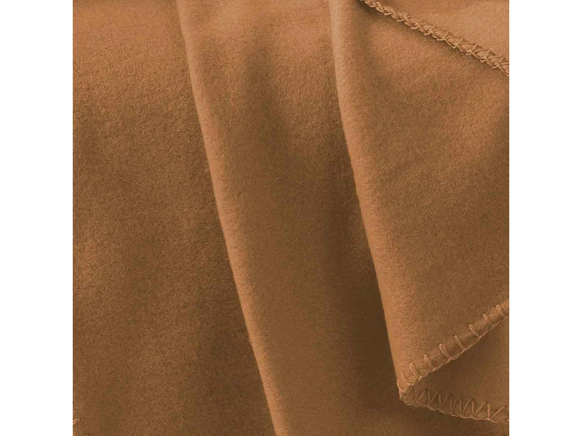 Plaid Polaire "Milou" 125x150cm Camel