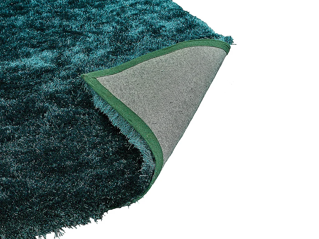 Tappeto shaggy ultra morbido 120 x 170 cm Verde smeraldo - DOLCE