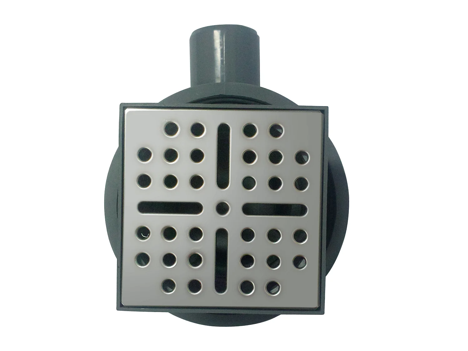 Duschtasse zum Selbstgestalten - nachschneidbar - extrudiertes Polystyrol - mit Siphon - 180 x 90 x 4 cm - DELOS