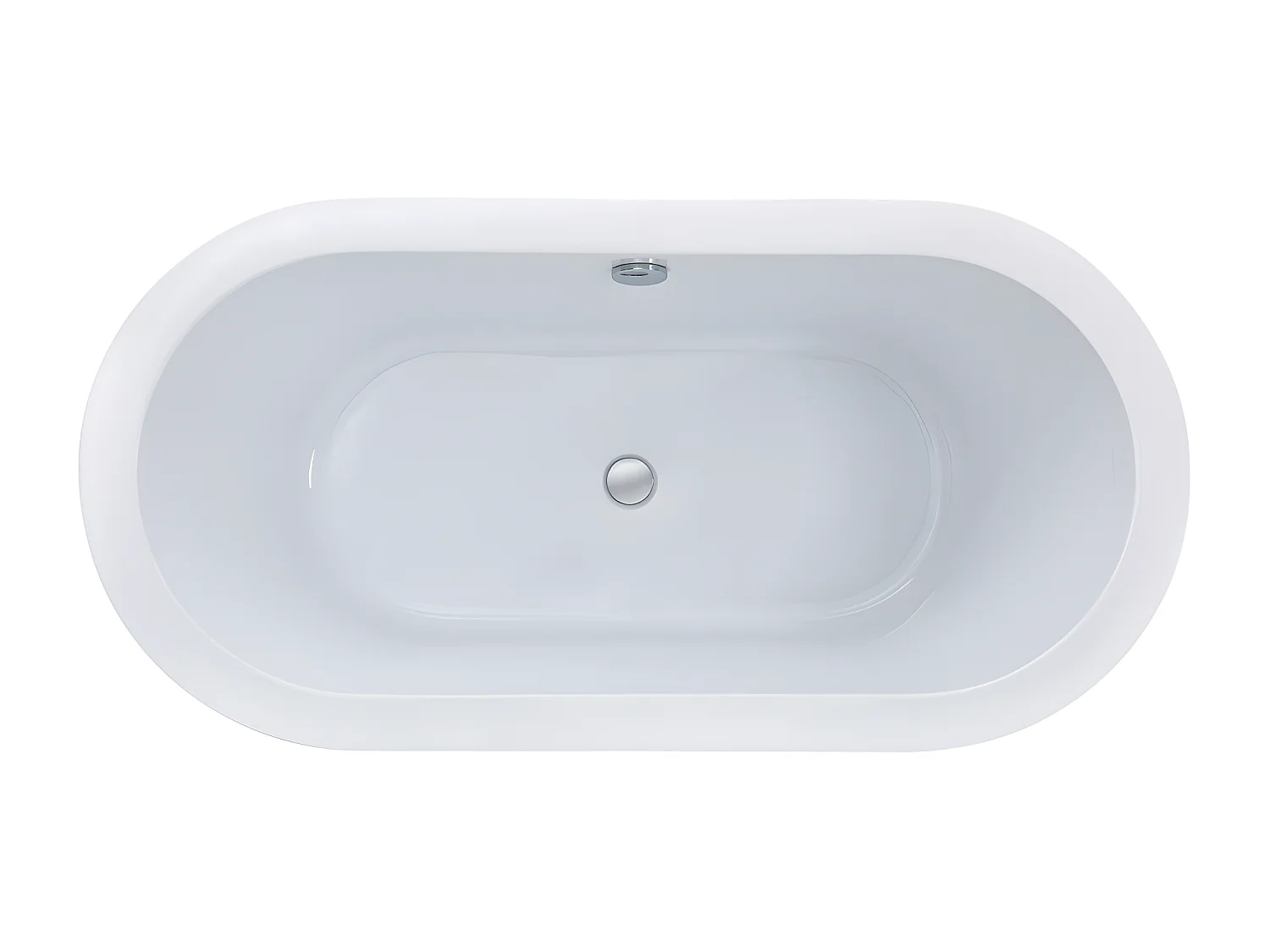 Wanna wolnostojąca - 178 l - 149 x 75 x 58 cm - Biała - Akryl - ADRINA