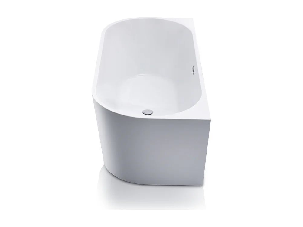 Bañera exenta - 245L - 170 x 75 x 58 cm - blanco - Acrílico - DIVINA