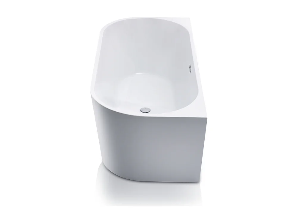 Bañera exenta - 245L - 170 x 75 x 58 cm - blanco - Acrílico - DIVINA