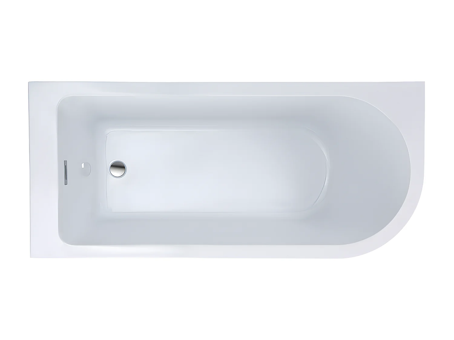 Banheira de canto ANIKA - 240 L - 170*75*58 cm - Canto esquerdo