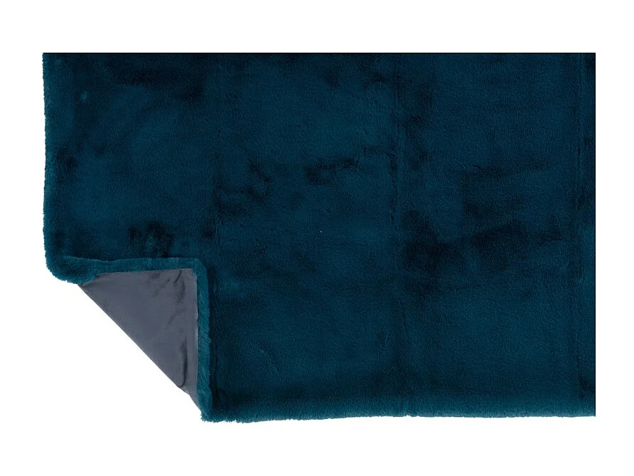 Plaid Imitation Fourrure "Cutie II" 130x180cm Bleu