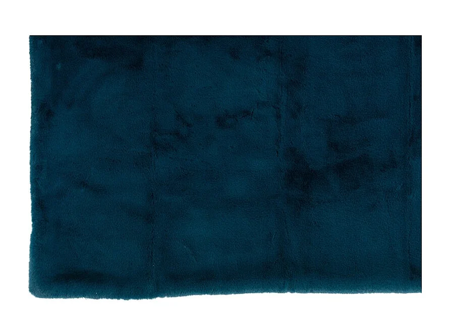 Plaid Imitation Fourrure "Cutie II" 130x180cm Bleu