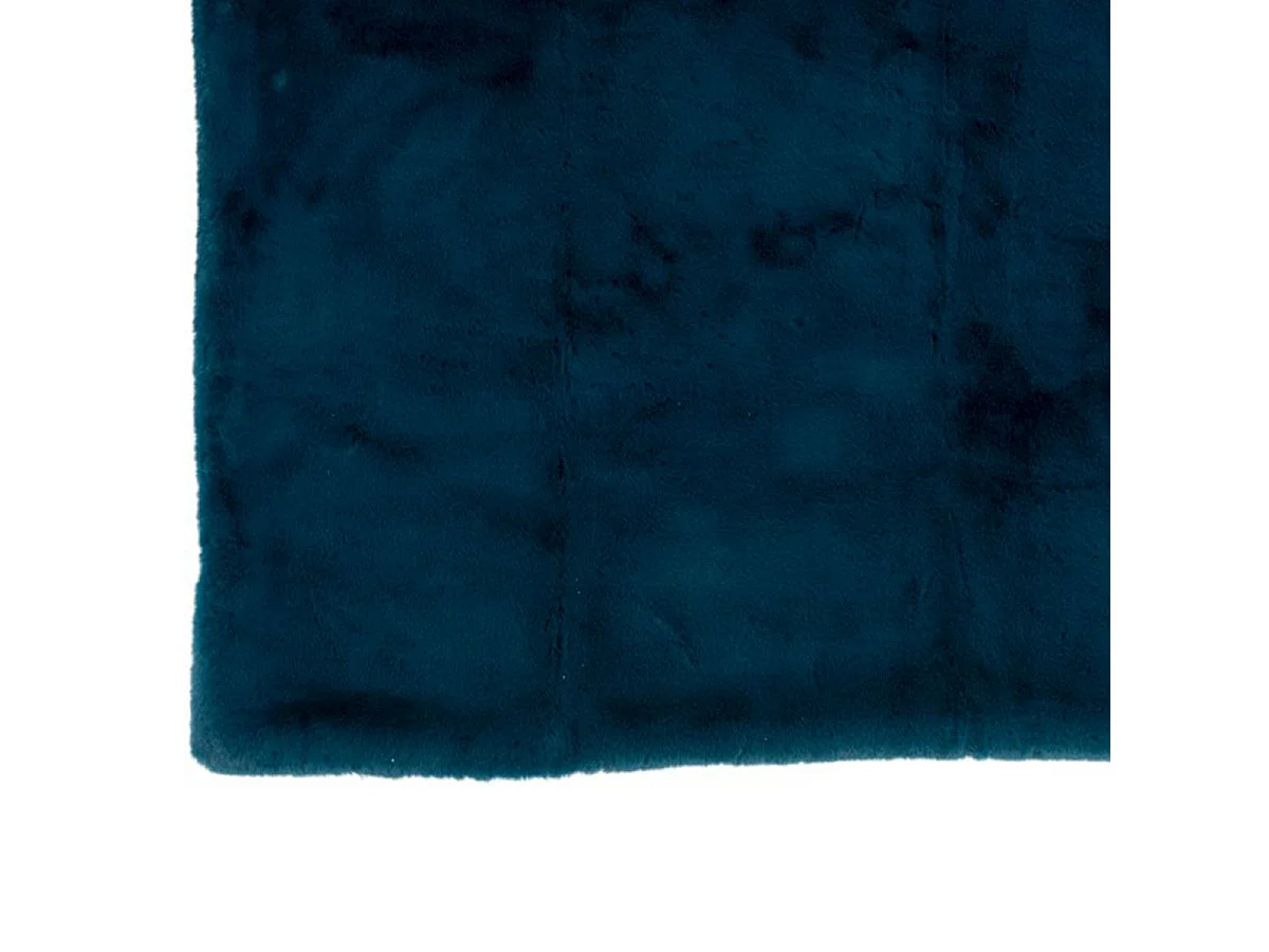 Manta de poliéster petróleo 180x130 cm