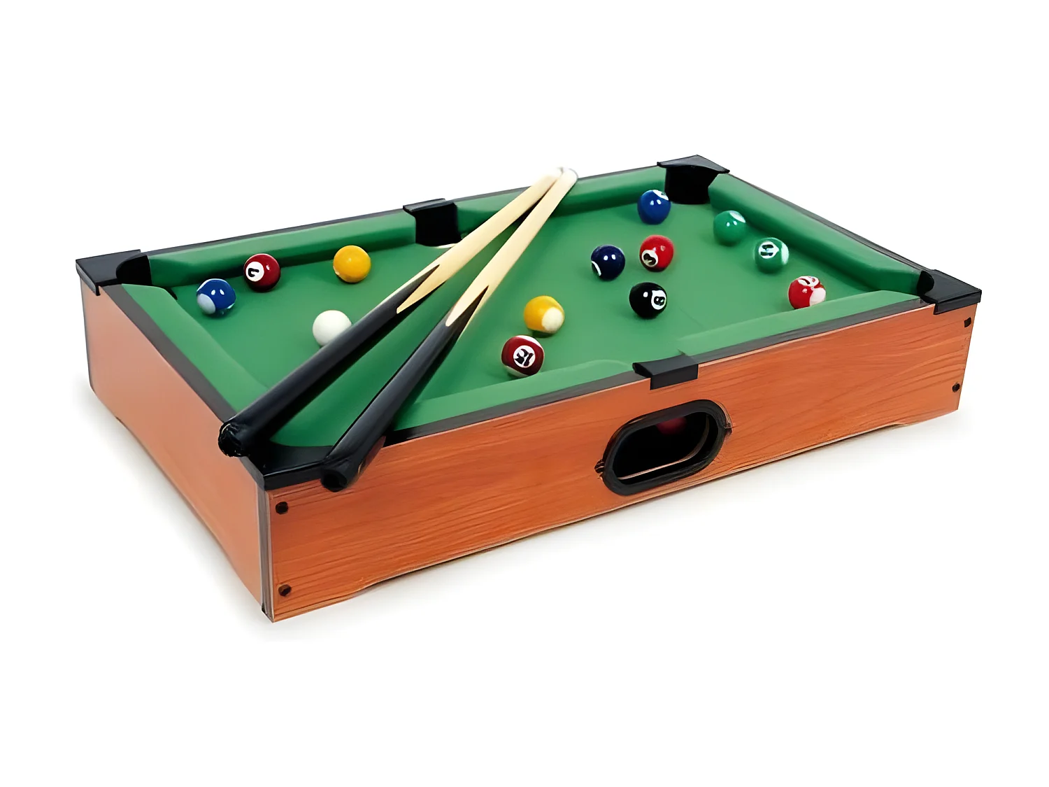 Mini Billard de Table "Tactique" 51cm Naturel